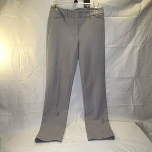 Women's White House Black Market The Slim Ankle Pants, Gray, Size 0, Pre-Owned
